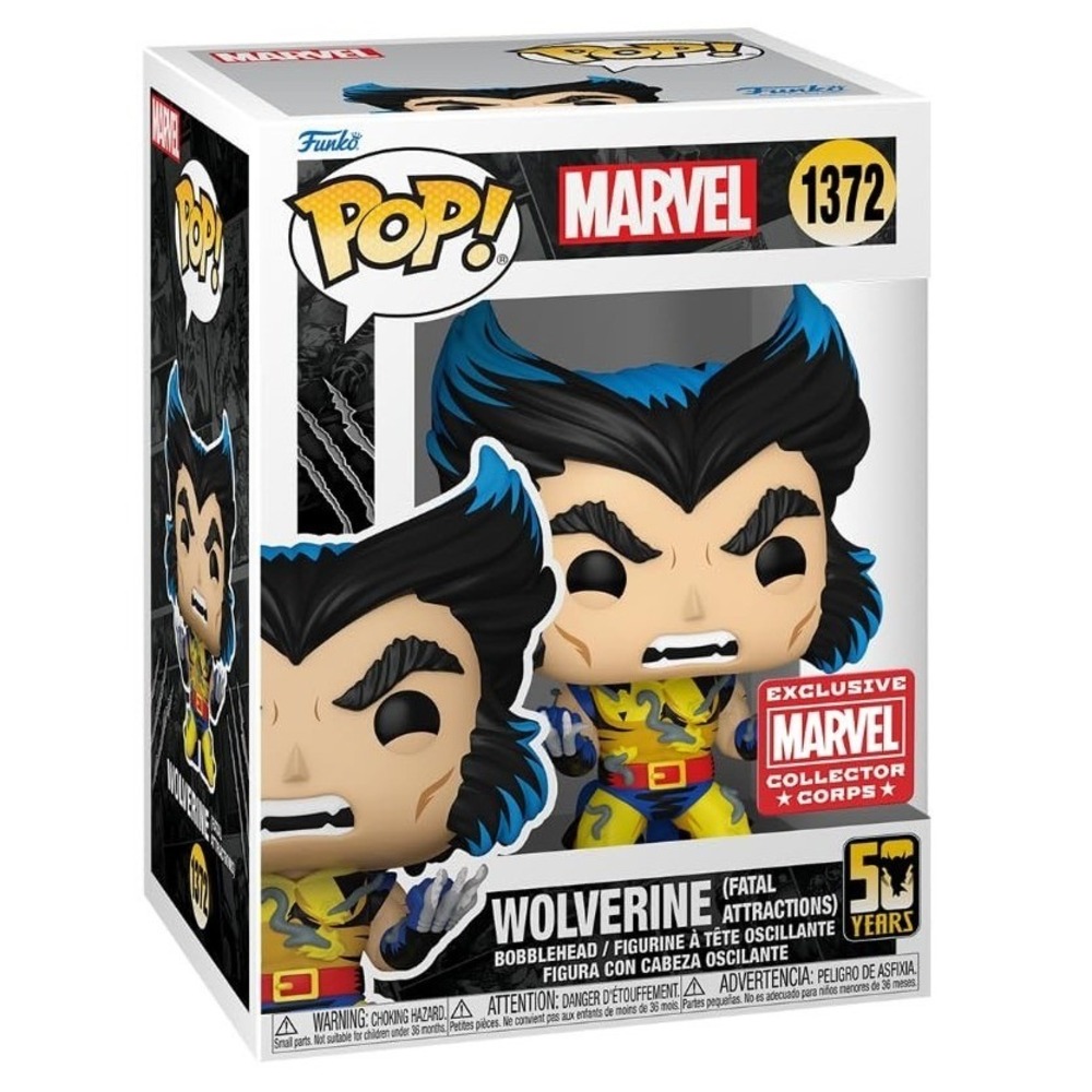 Funko Pop Marvel Wolverine Fatal Attractions #1372 Collector Corps Exclusive New